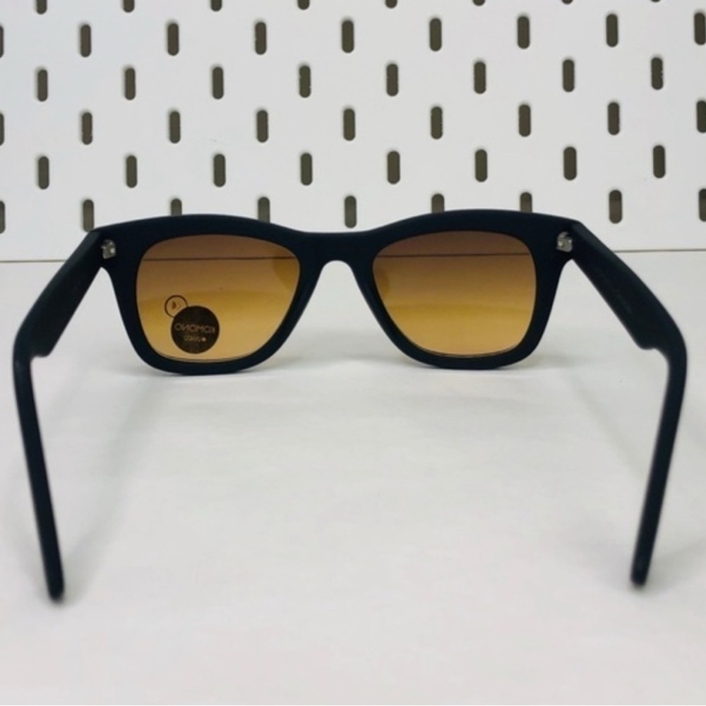 Komono Sunglasses Matte Black - Brown Gradient Lenses | Unisex Allen Rubber - Picture 6 of 14